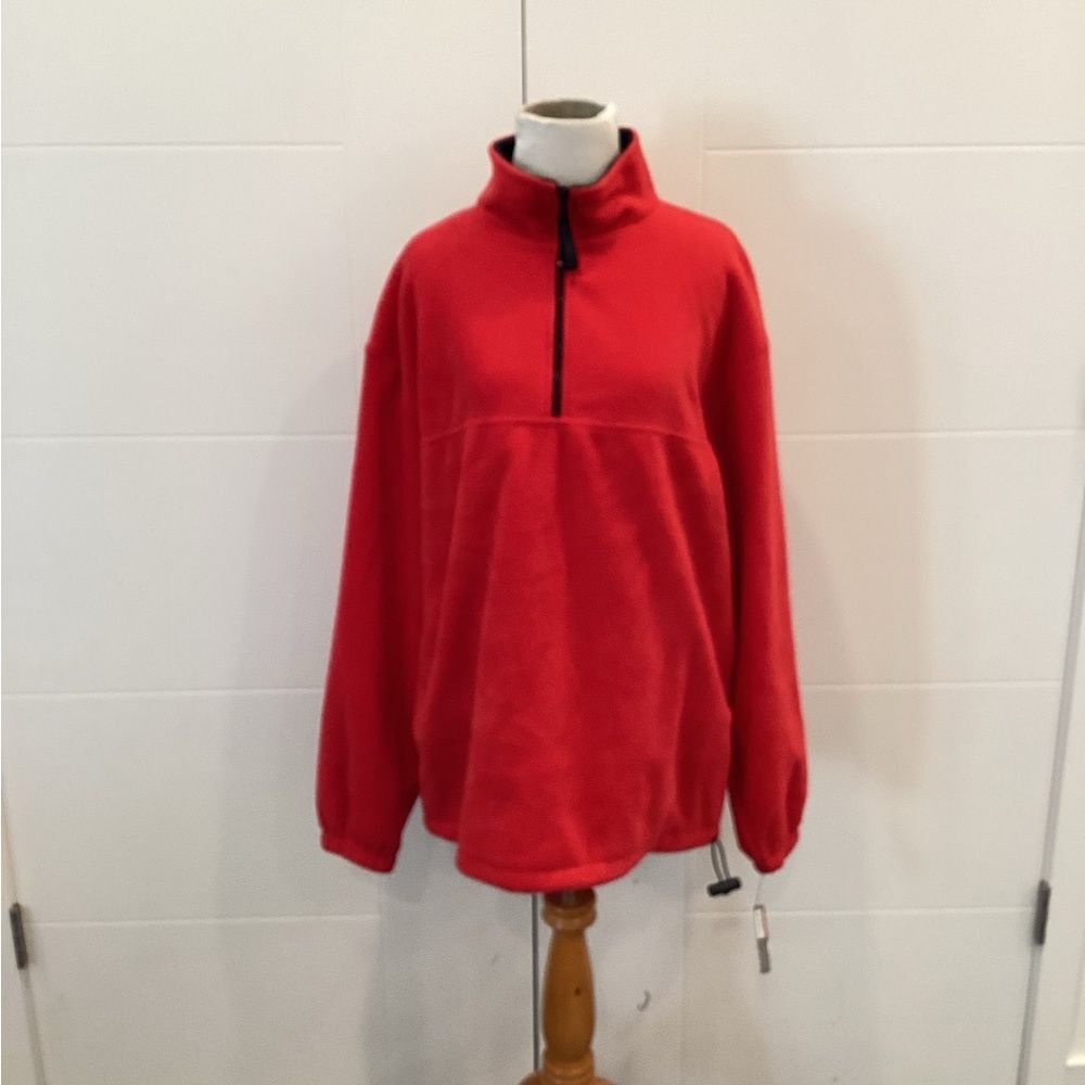 NWT Prospirit Red Fleece Pullover